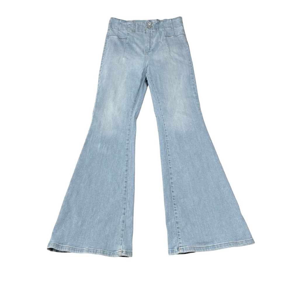 Free People We The Free  Venice Beach Flare Jeans High Waist Size 31 x 33
